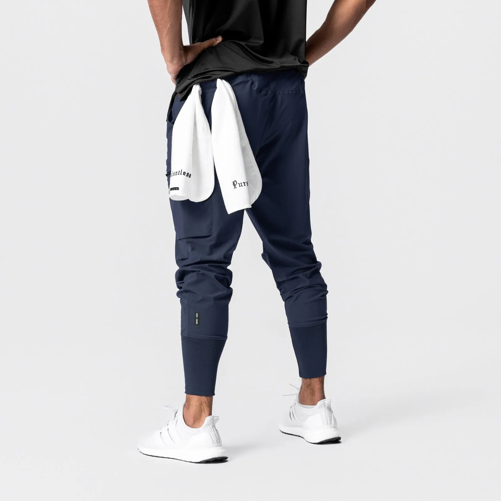 0827. Tetra-Lite® Inlay Pocket High Rib Jogger - Navy