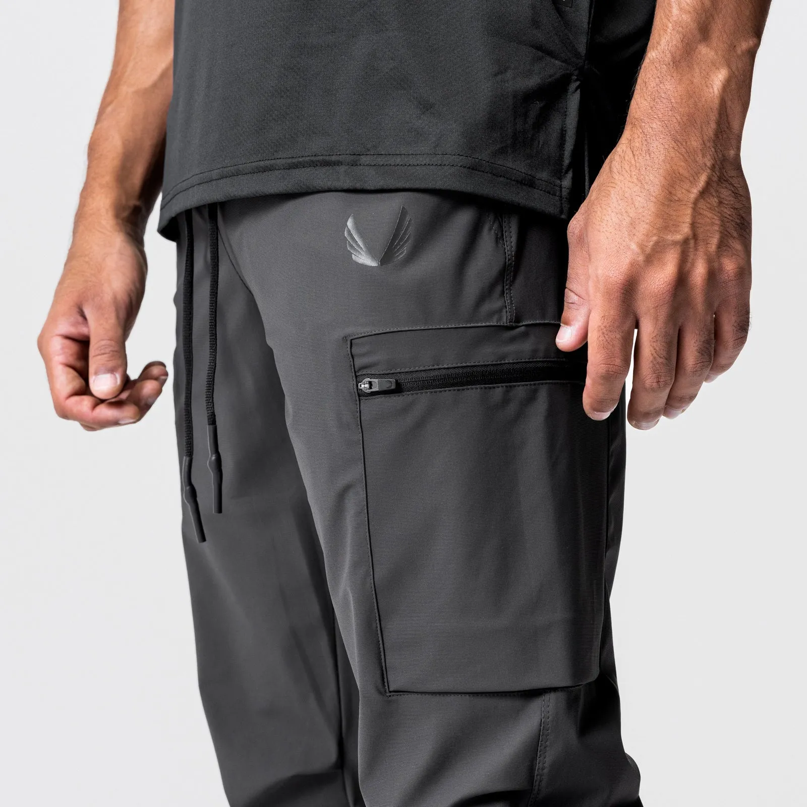 0827. Tetra-Lite® Inlay Pocket High Rib Jogger - Space Grey