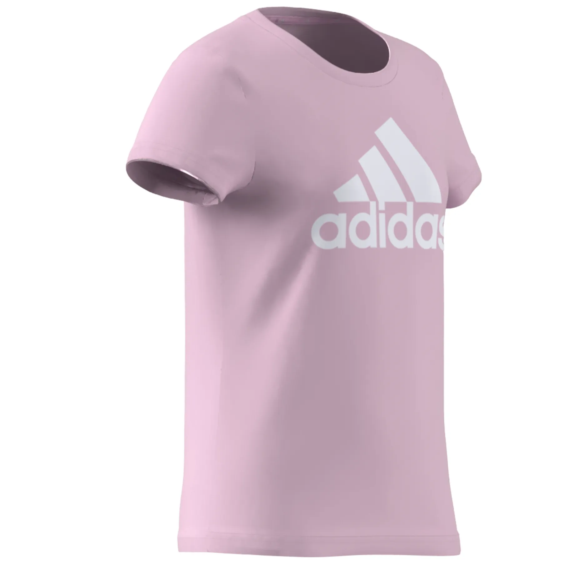 Adidas Girls Tennis  Shirt  BL T  - Clear Pink/ White