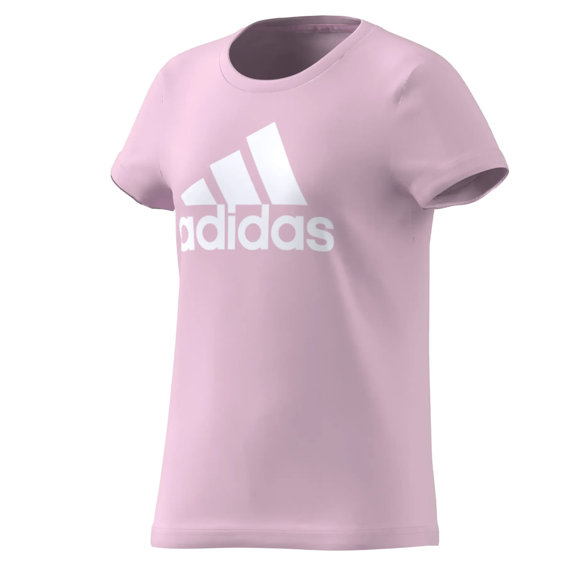 Adidas Girls Tennis  Shirt  BL T  - Clear Pink/ White