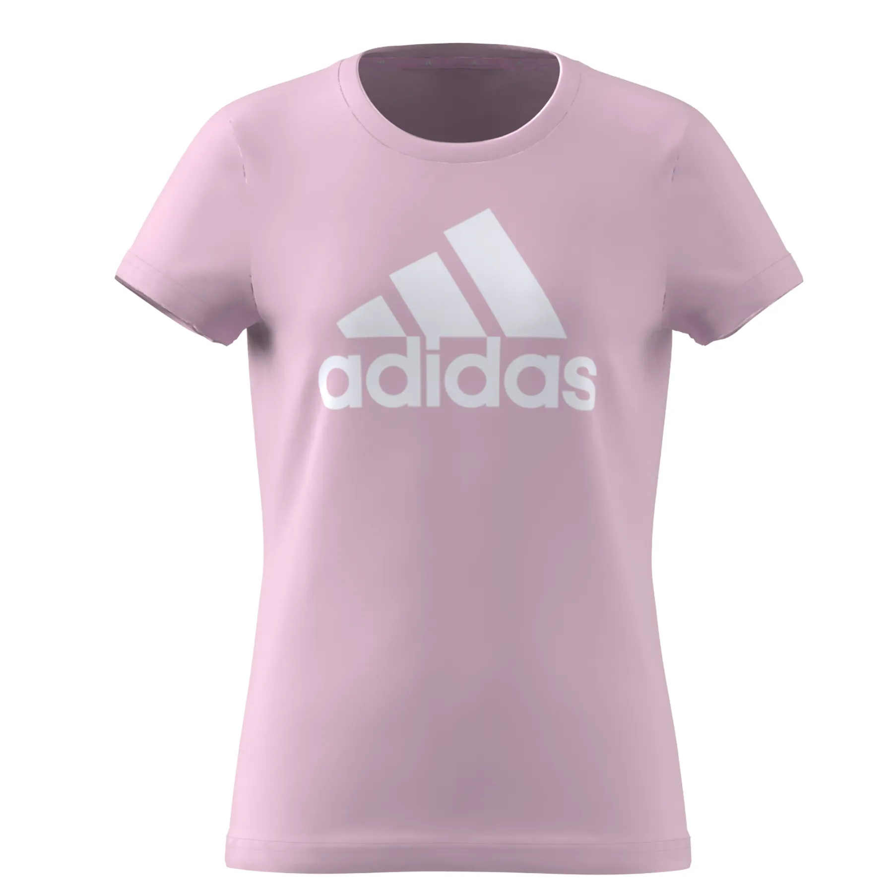 Adidas Girls Tennis  Shirt  BL T  - Clear Pink/ White