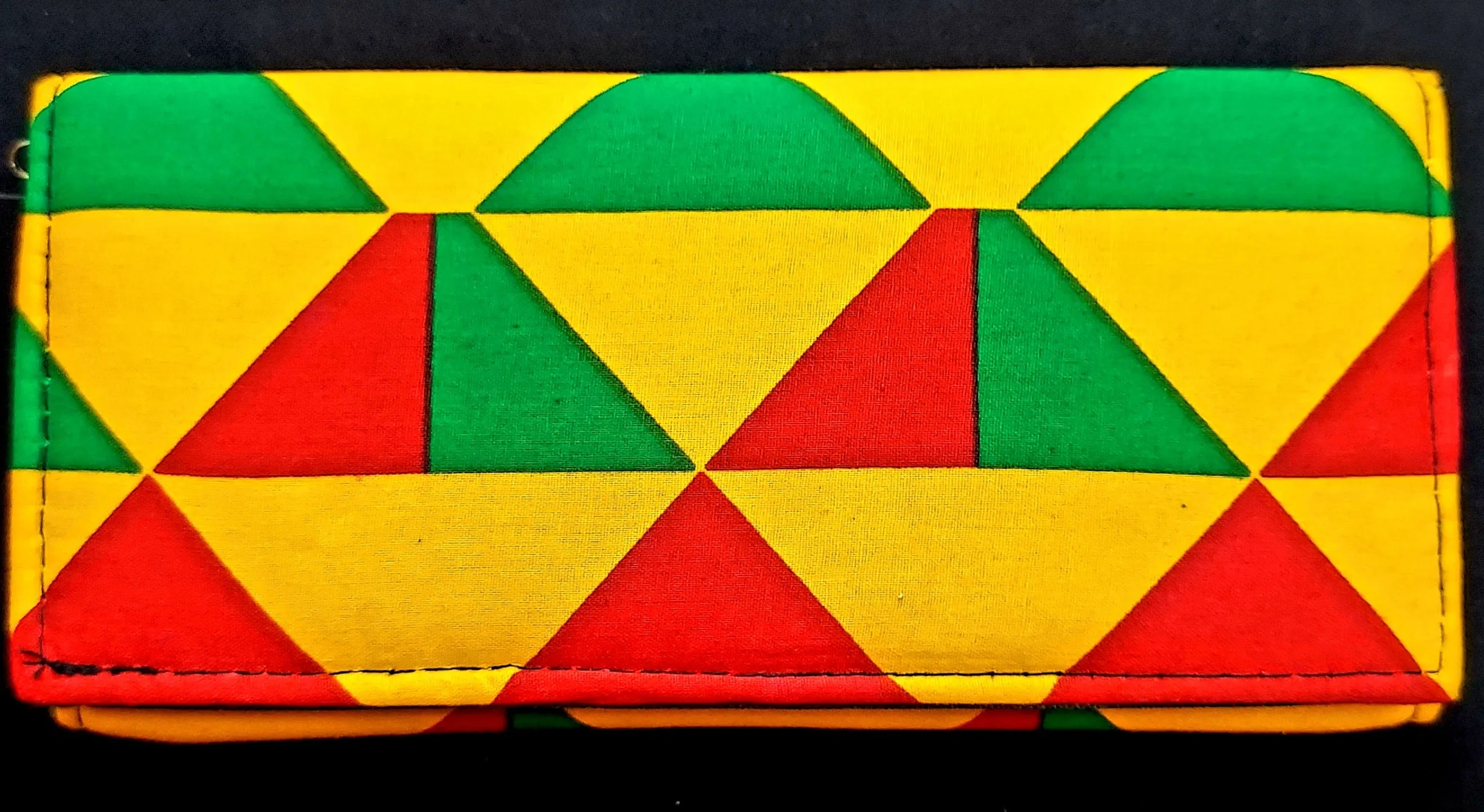 African Print Fabric Trifold Wallet | Geri's Bluffing Boutique