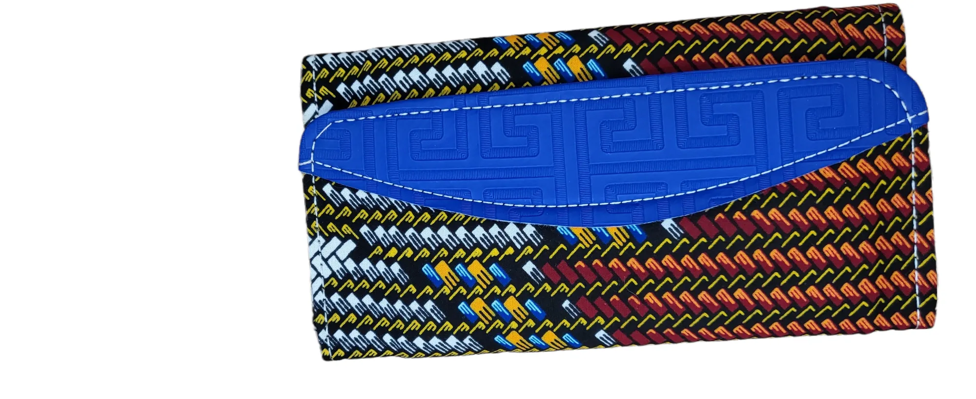 African Print Fabric Trifold Wallet | Geri's Bluffing Boutique