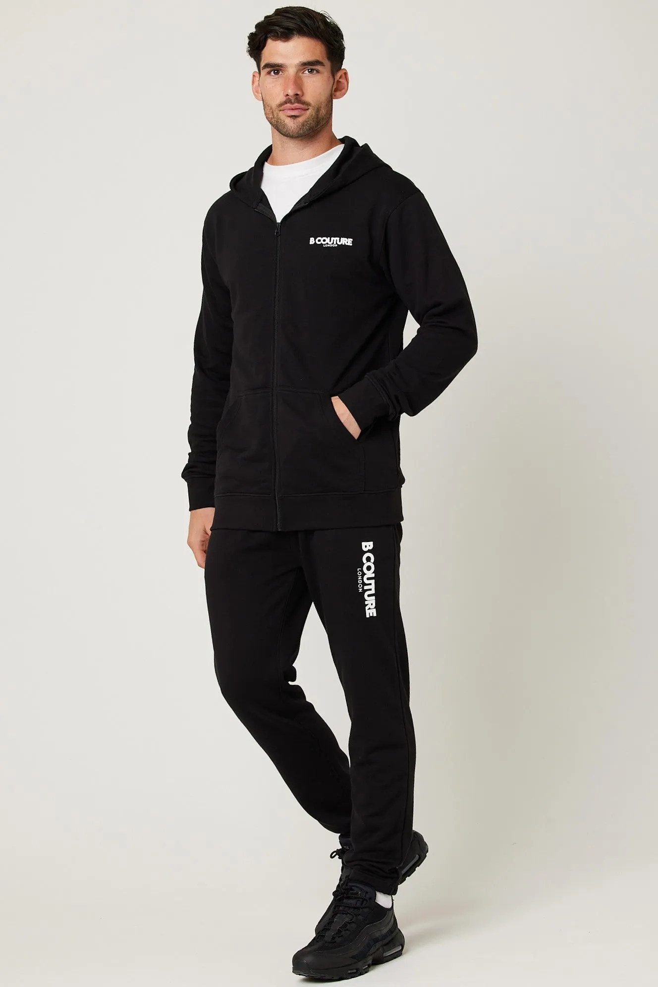 Auckland Fleece Tracksuit - Black