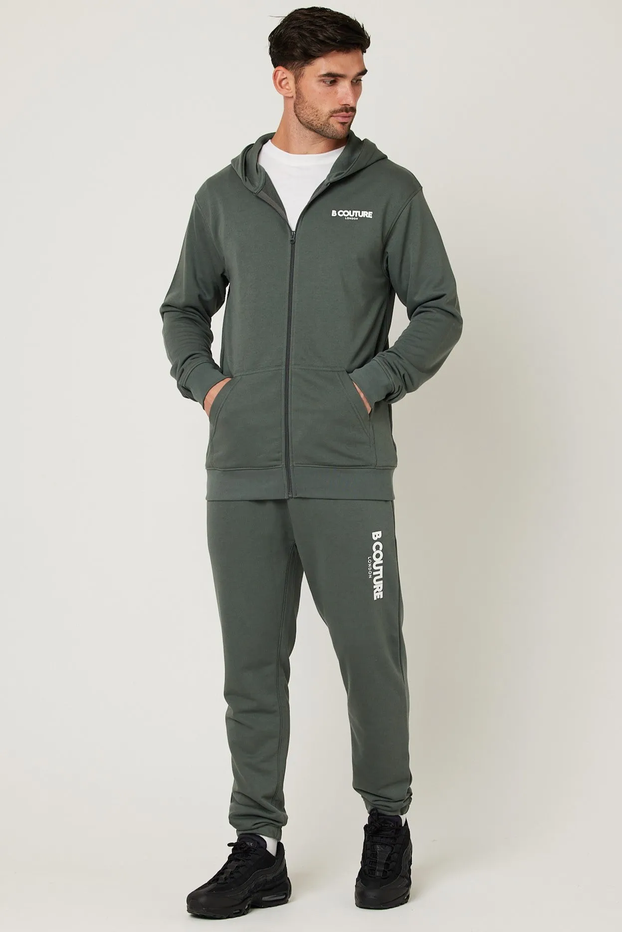 Auckland Fleece Tracksuit - Gun Metal