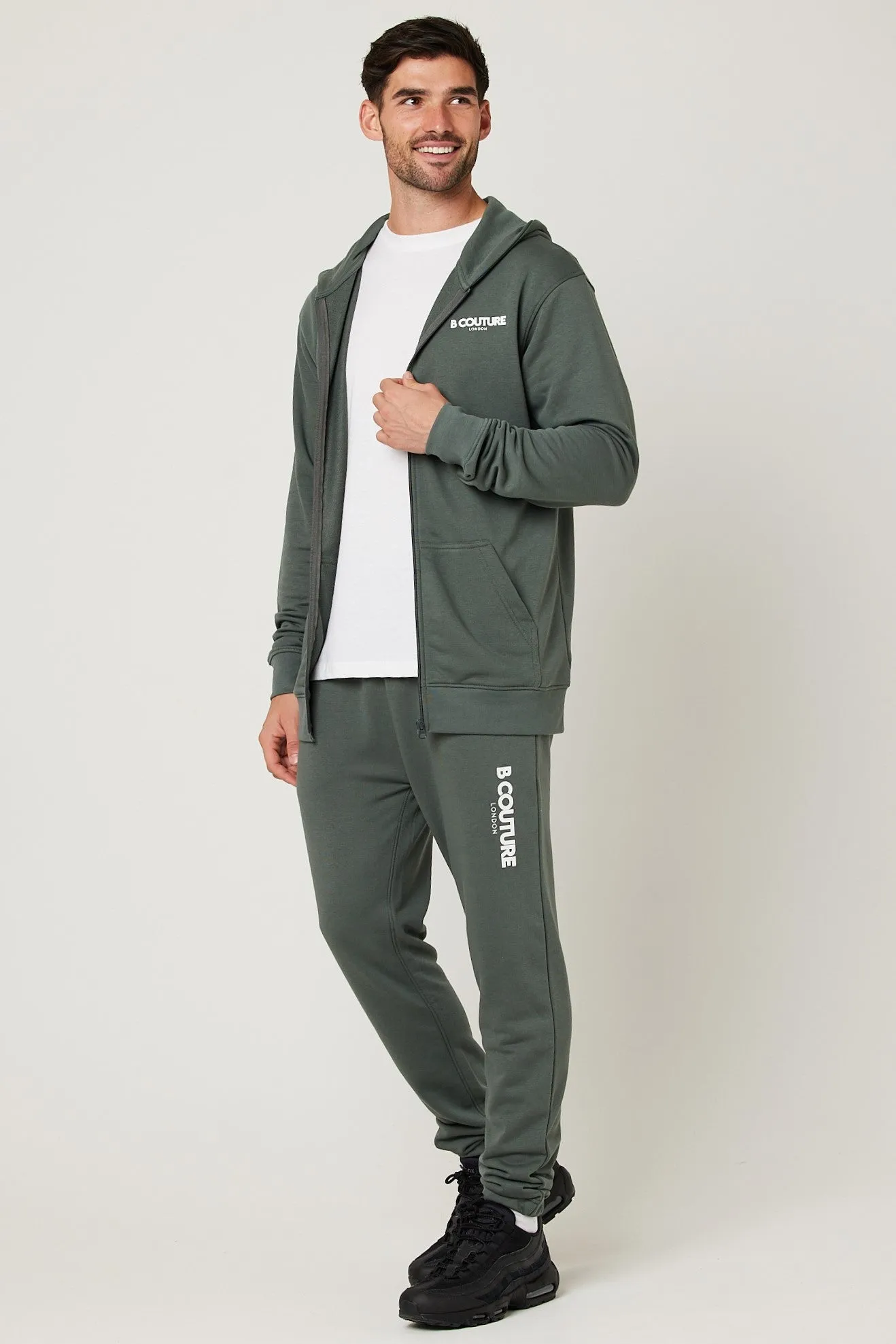 Auckland Fleece Tracksuit - Gun Metal