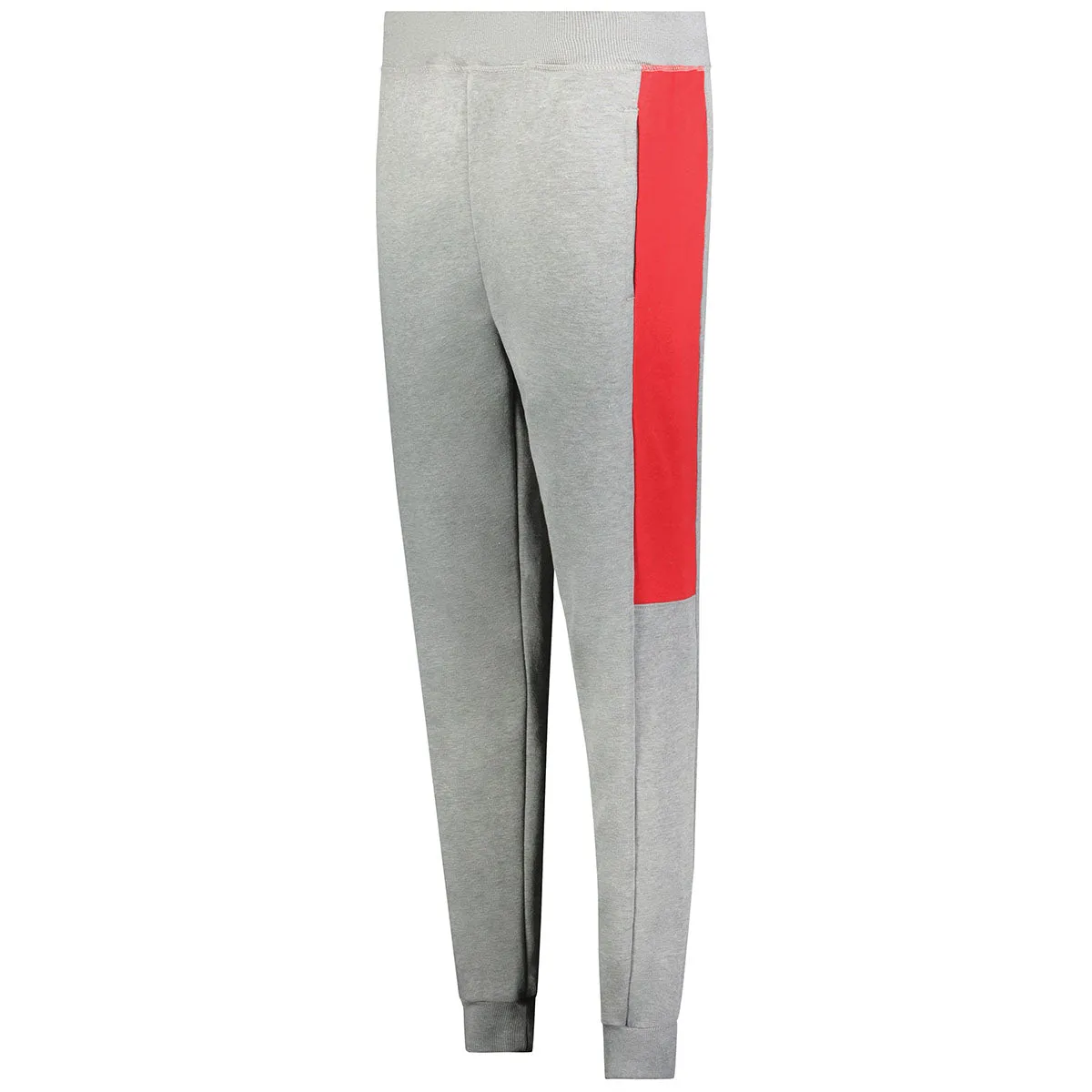 Augusta Sportswear Men's Grey Heather/Scarlet Three-Season Jogger