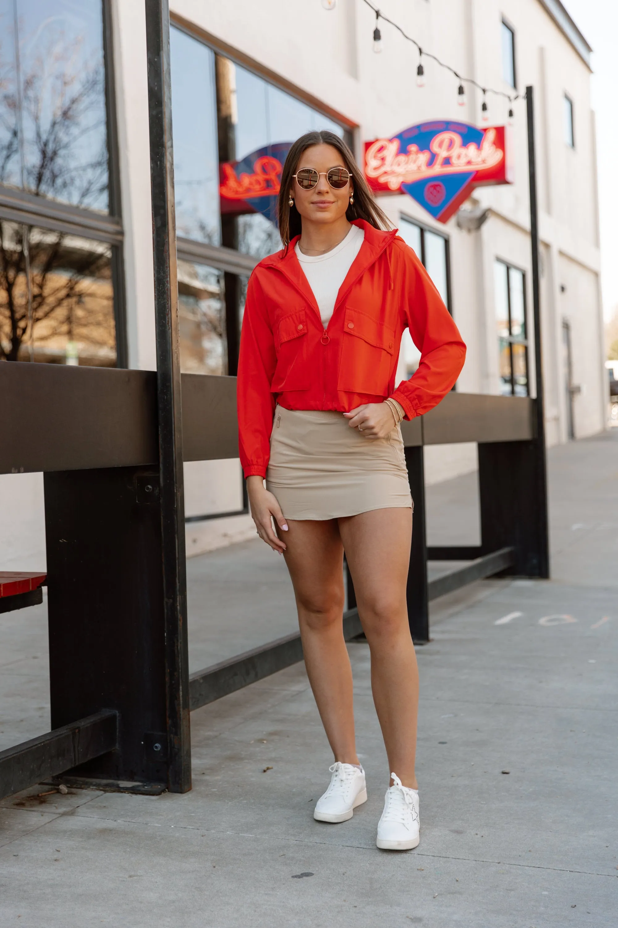 BREEZY BLISS JACKET IN RED