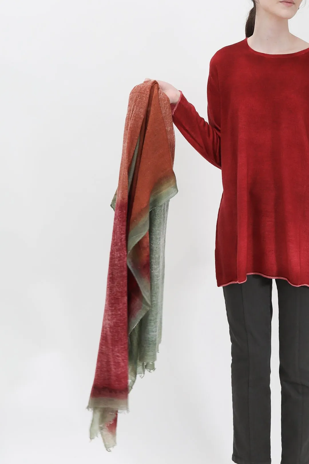 BURANO SCARF IN HAND DYED CASHMERE