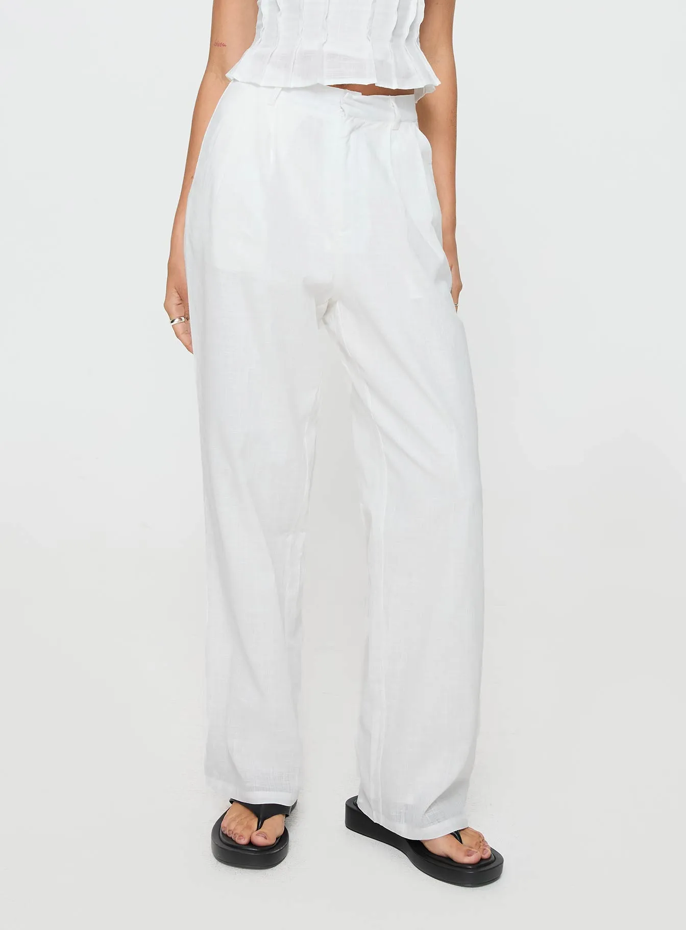 Dishy Pants White