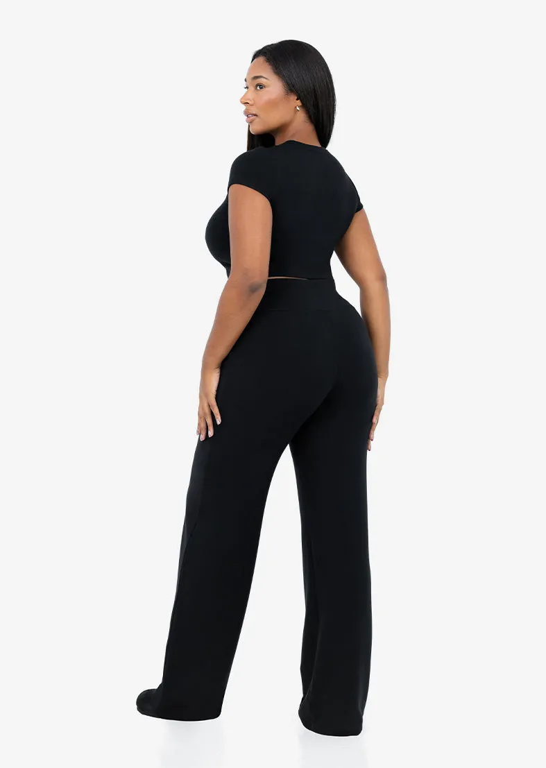 Effortless Straight Leg Black