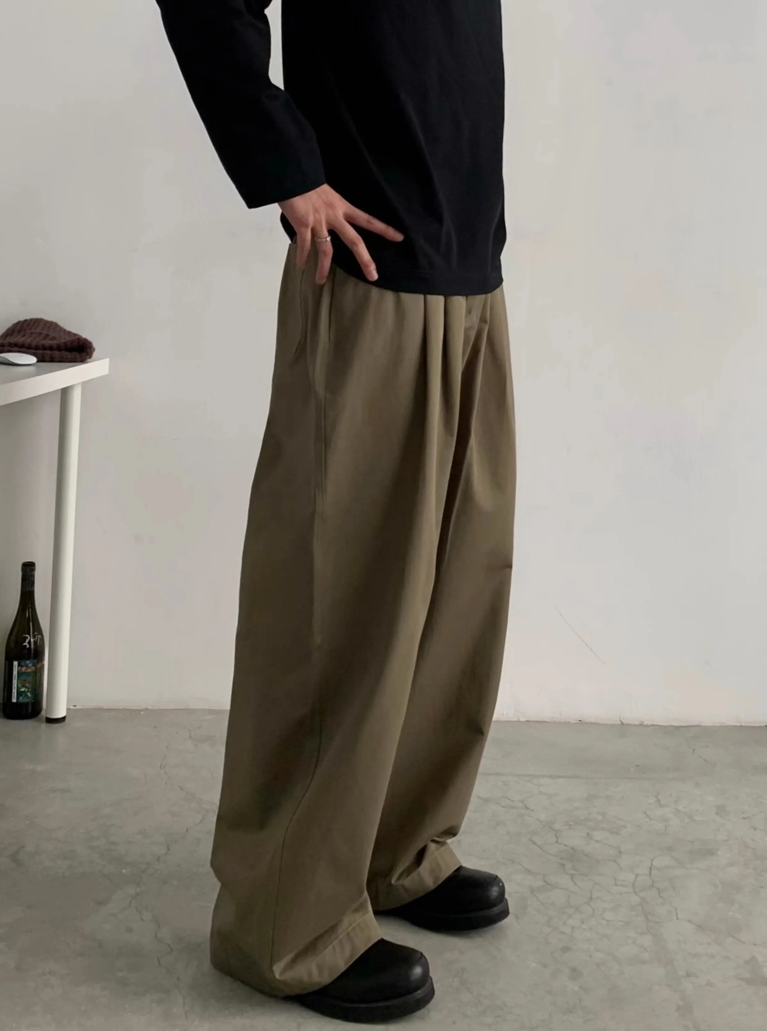 Effortless Wide Leg Casual Pants