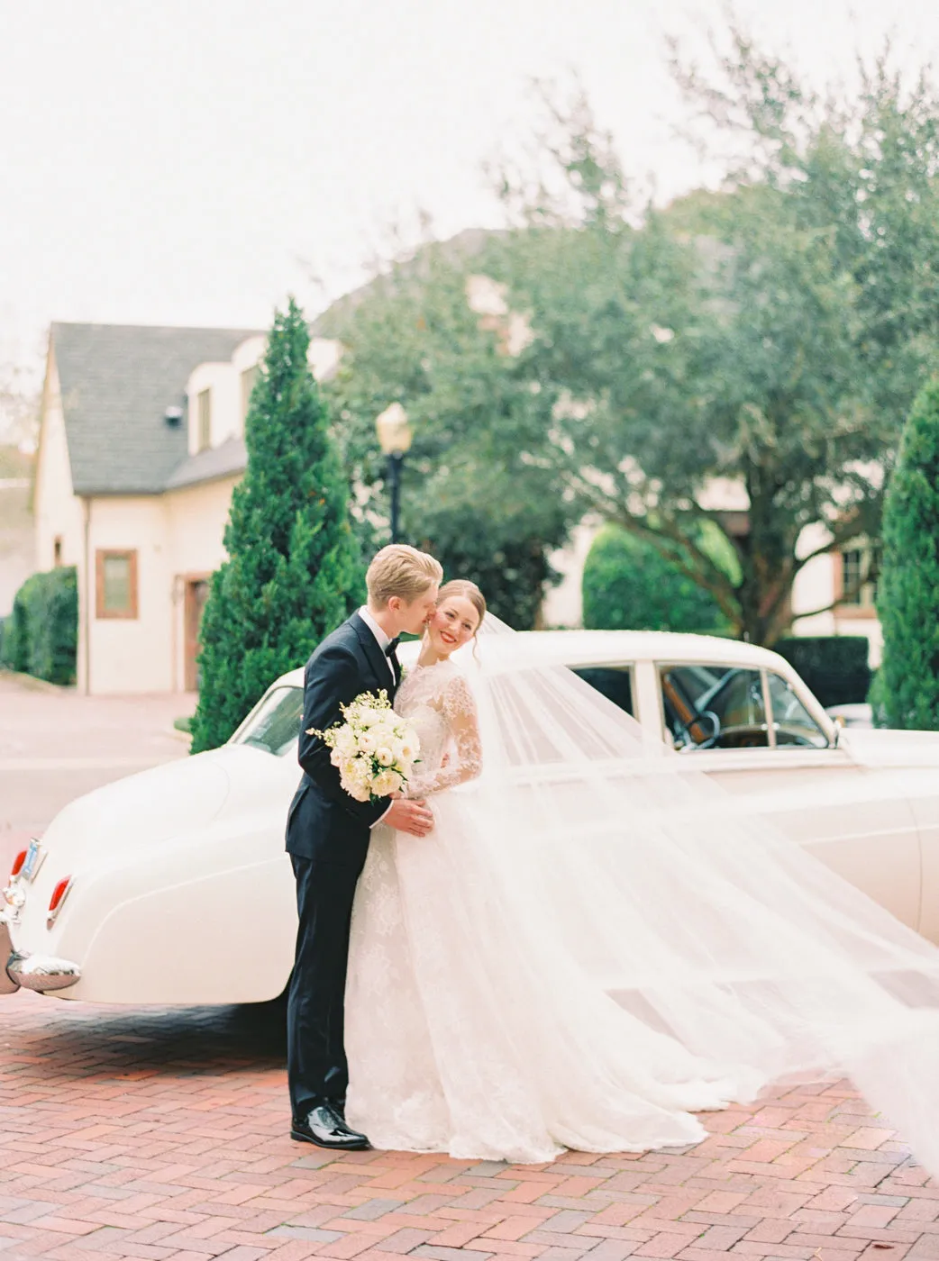 ELIZABETH | English Silk Tulle Wedding Veil