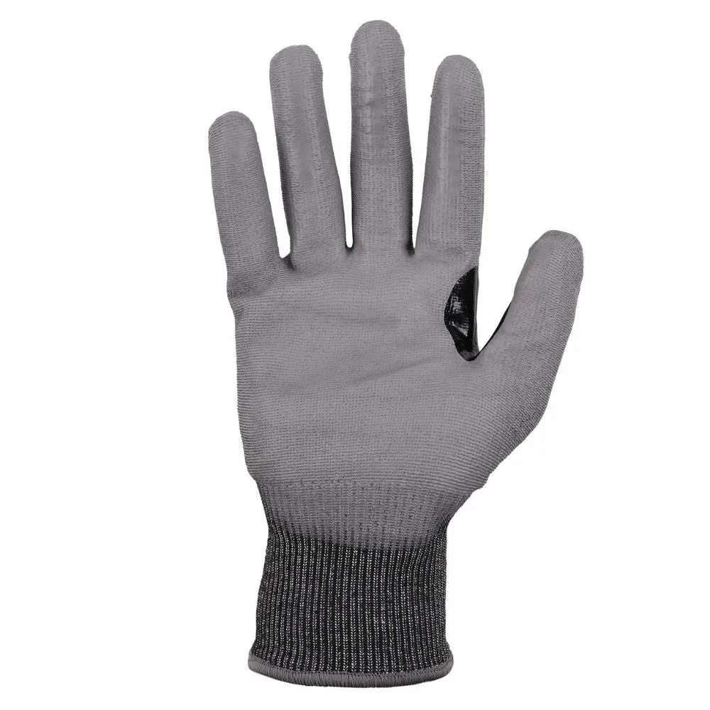 Ergodyne 18065 #7071 12-pair XL Gray ANSI A7 PU Coated CR Gloves