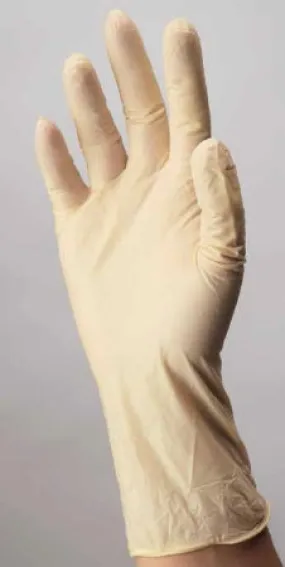 Exam Glove ESTEEM™ Large NonSterile Stretch Vinyl Standard Cuff Length Smooth Cream Not Rated - Cardinal  Mfr# 8883DOTP