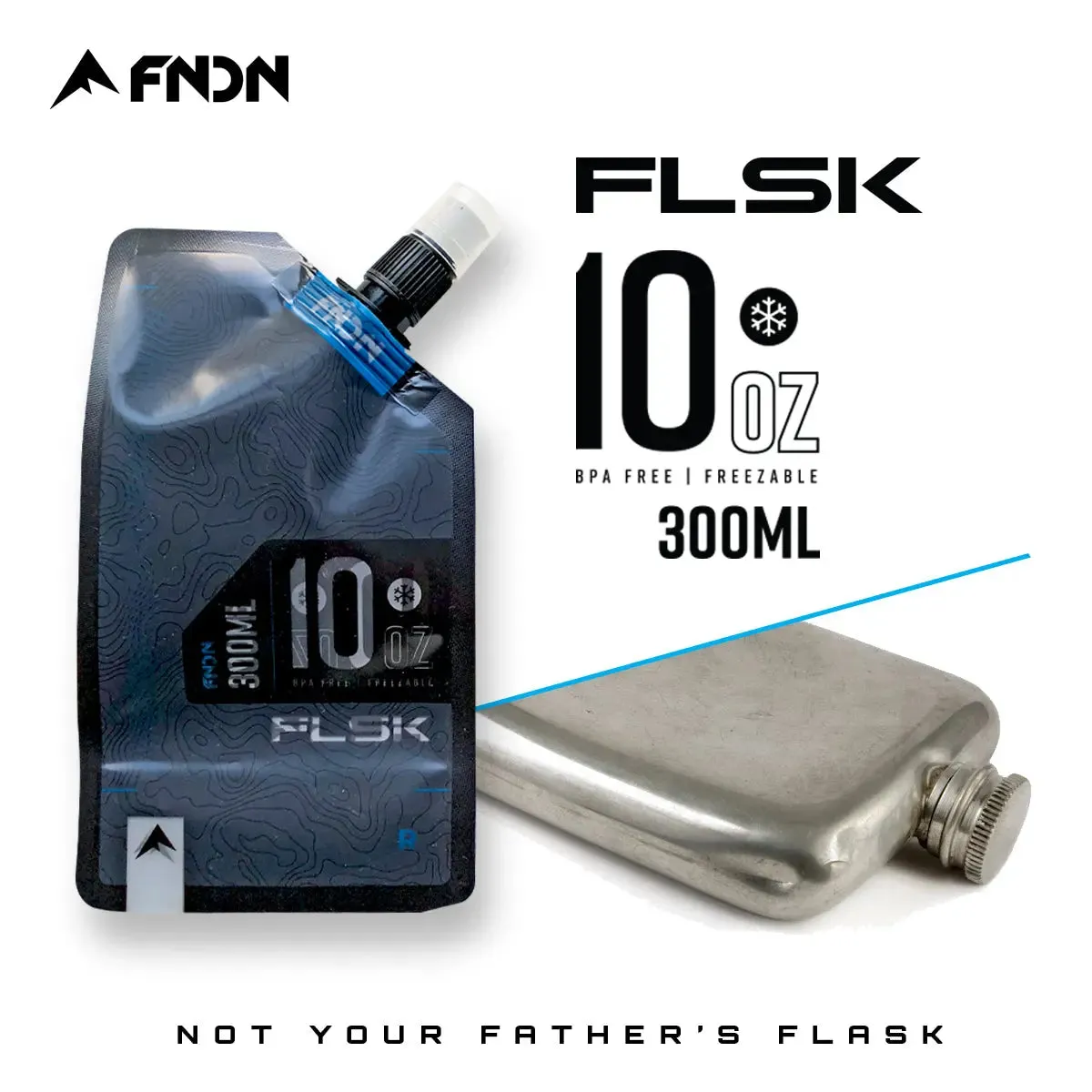 FNDN 10 oz. Flexible Flask