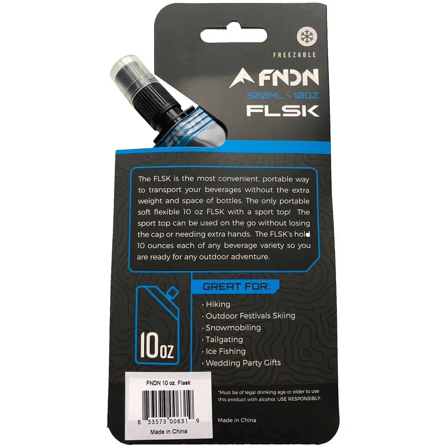 FNDN 10 oz. Flexible Flask