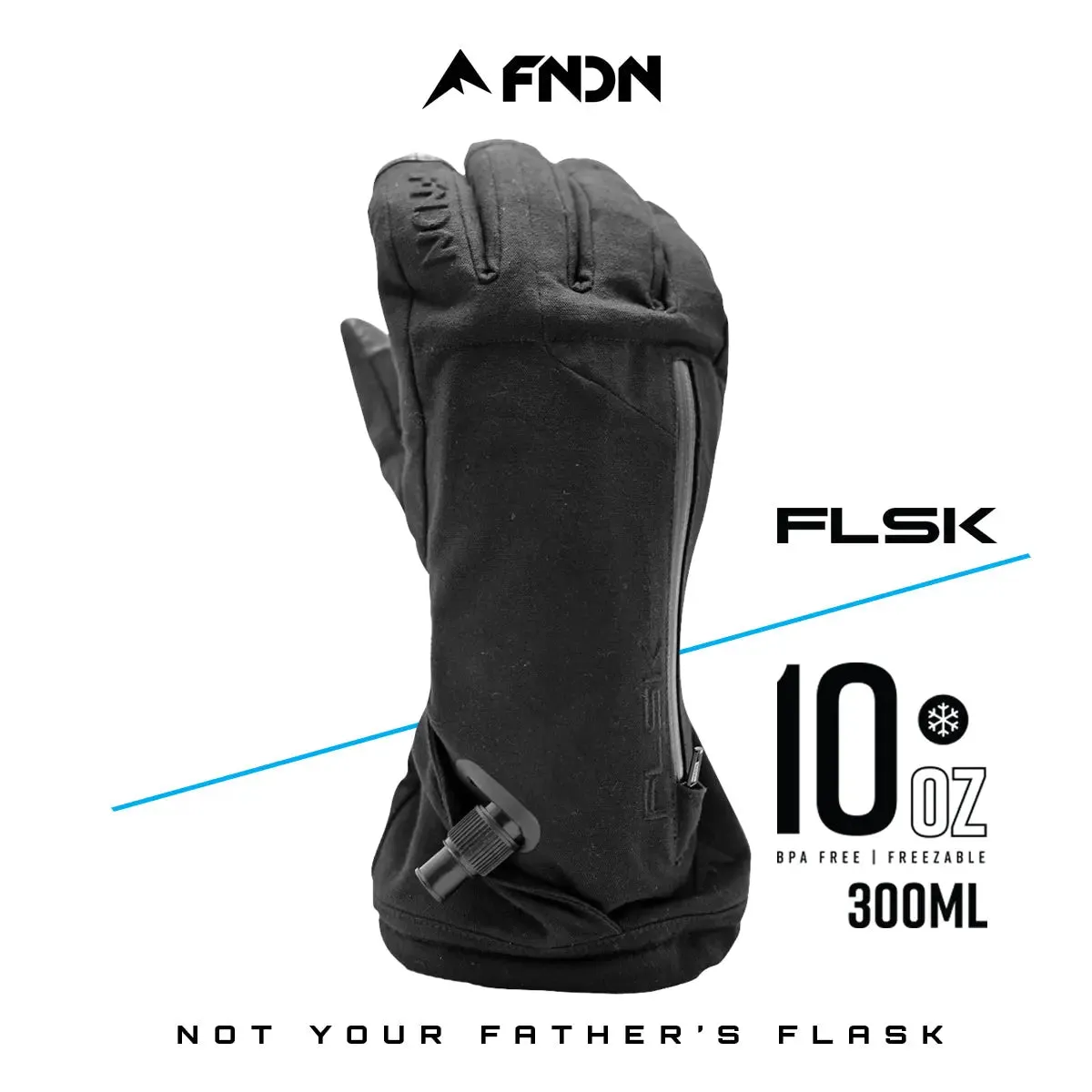 FNDN 10 oz. Flexible Flask