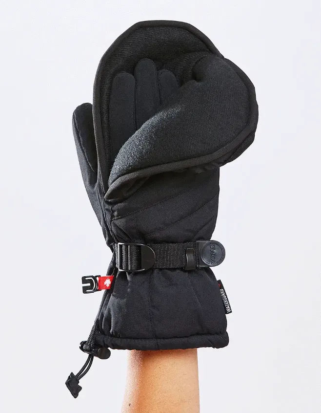 Kombi Opener Magnetic 3-in-1 Mittens Black | Buy Kombi Opener Magnetic 3-in-1 Mittens Black here | Outnorth