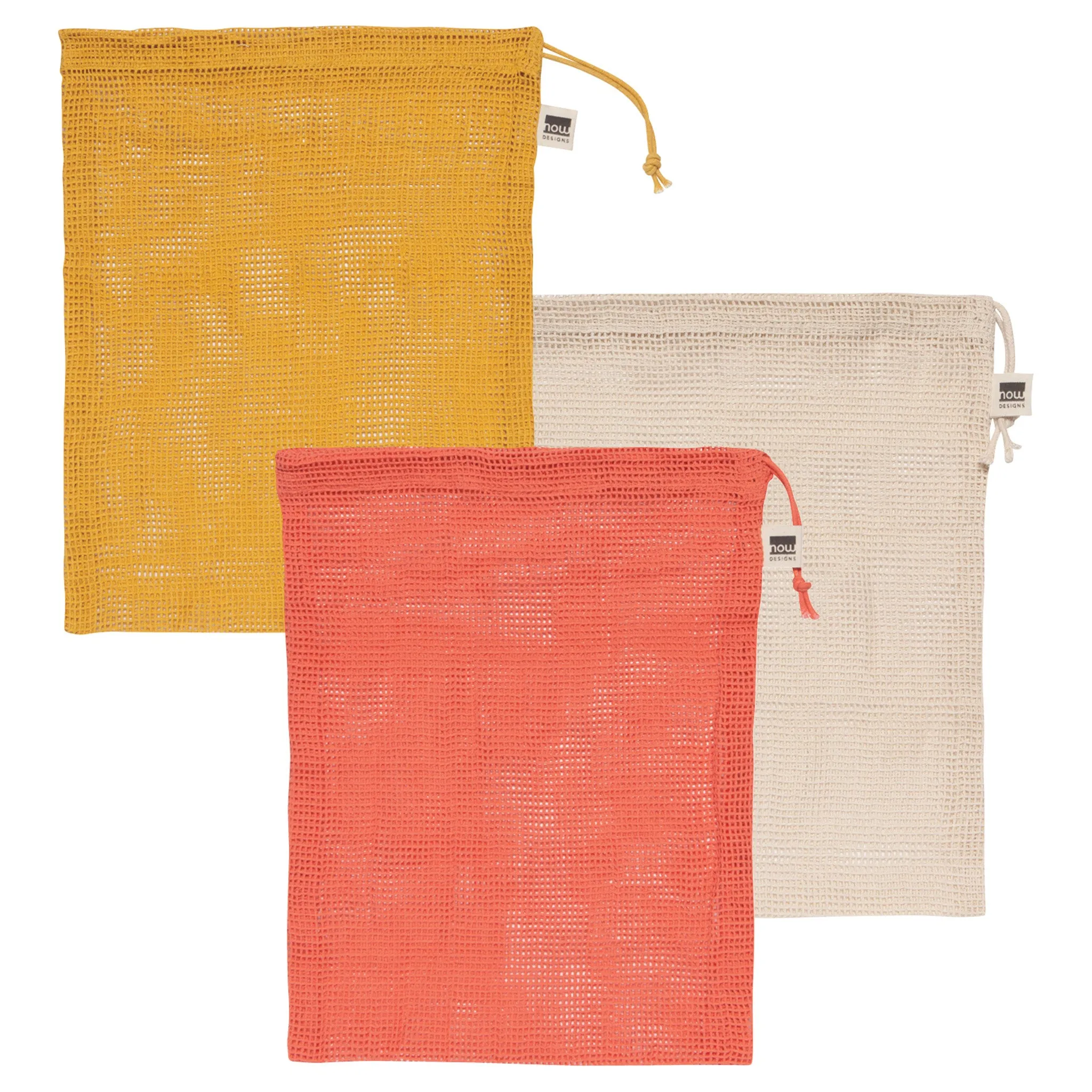 Le Marche Coral Produce Bags Set of 3