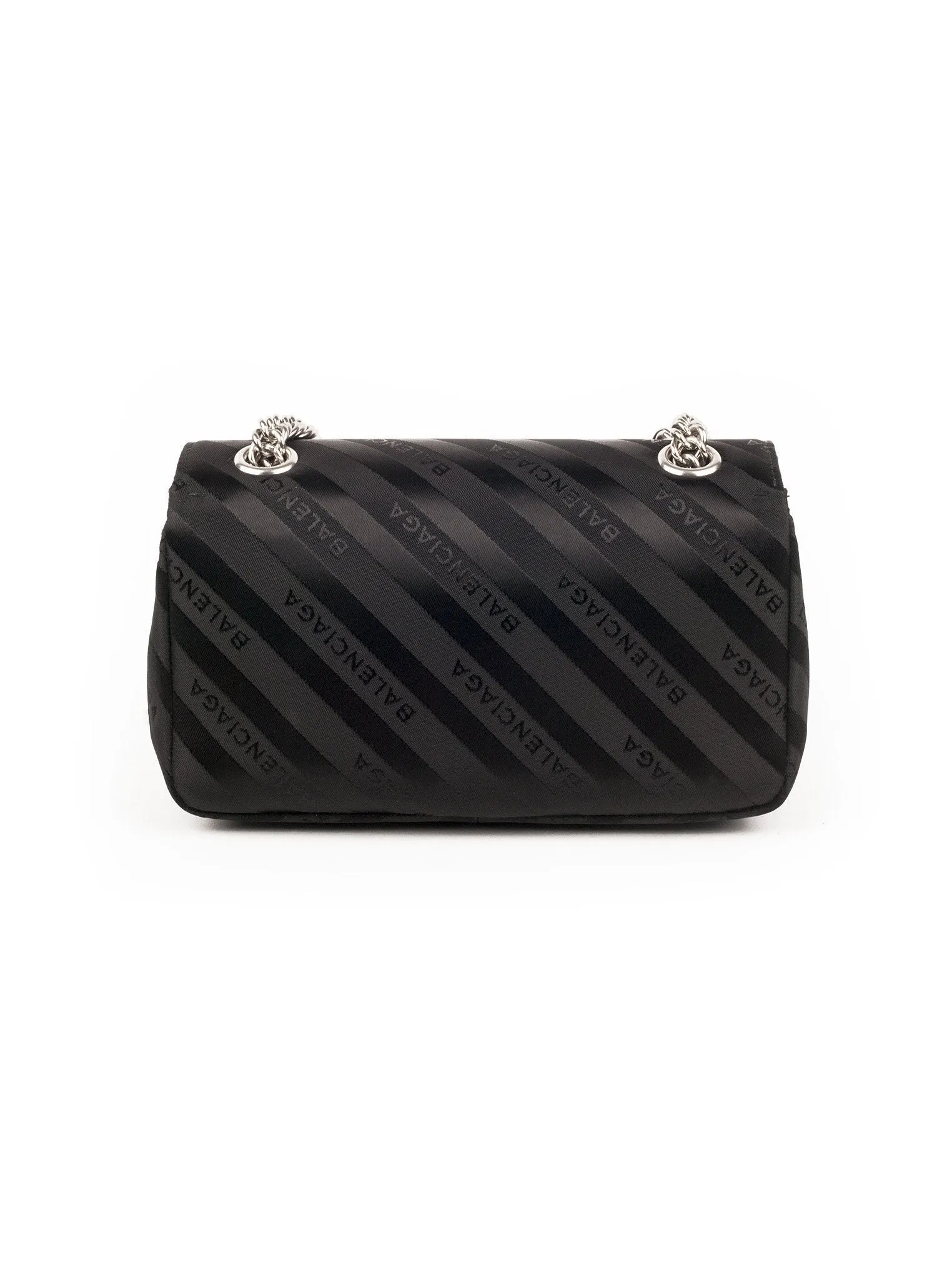 Lock Small Shoulder Bag - Black