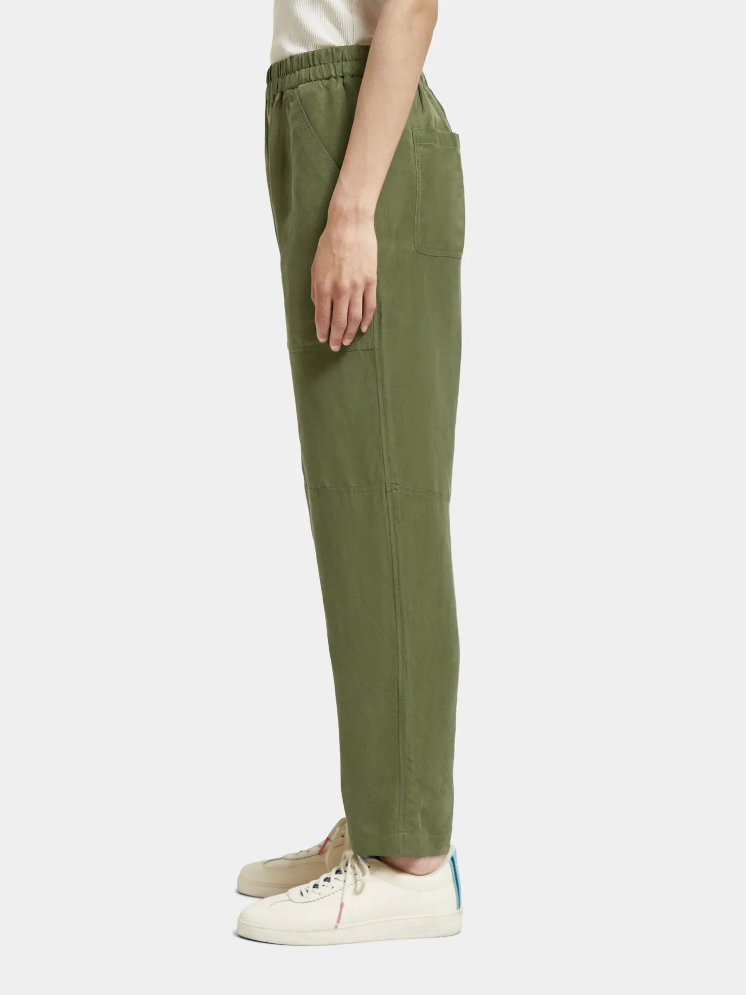 Lou mid-rise straight leg utility pants