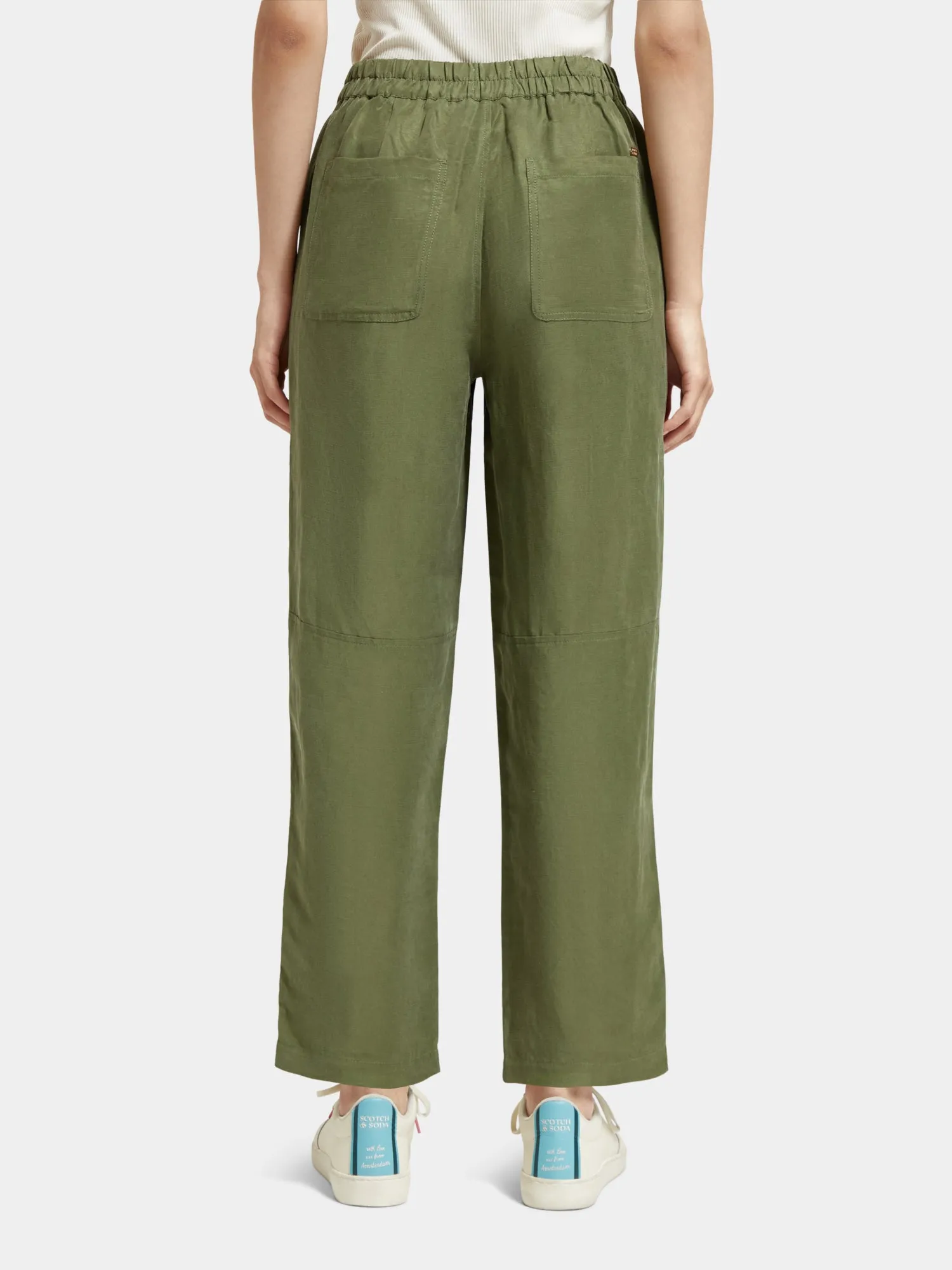 Lou mid-rise straight leg utility pants