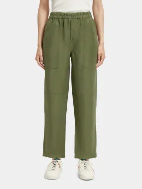 Lou mid-rise straight leg utility pants