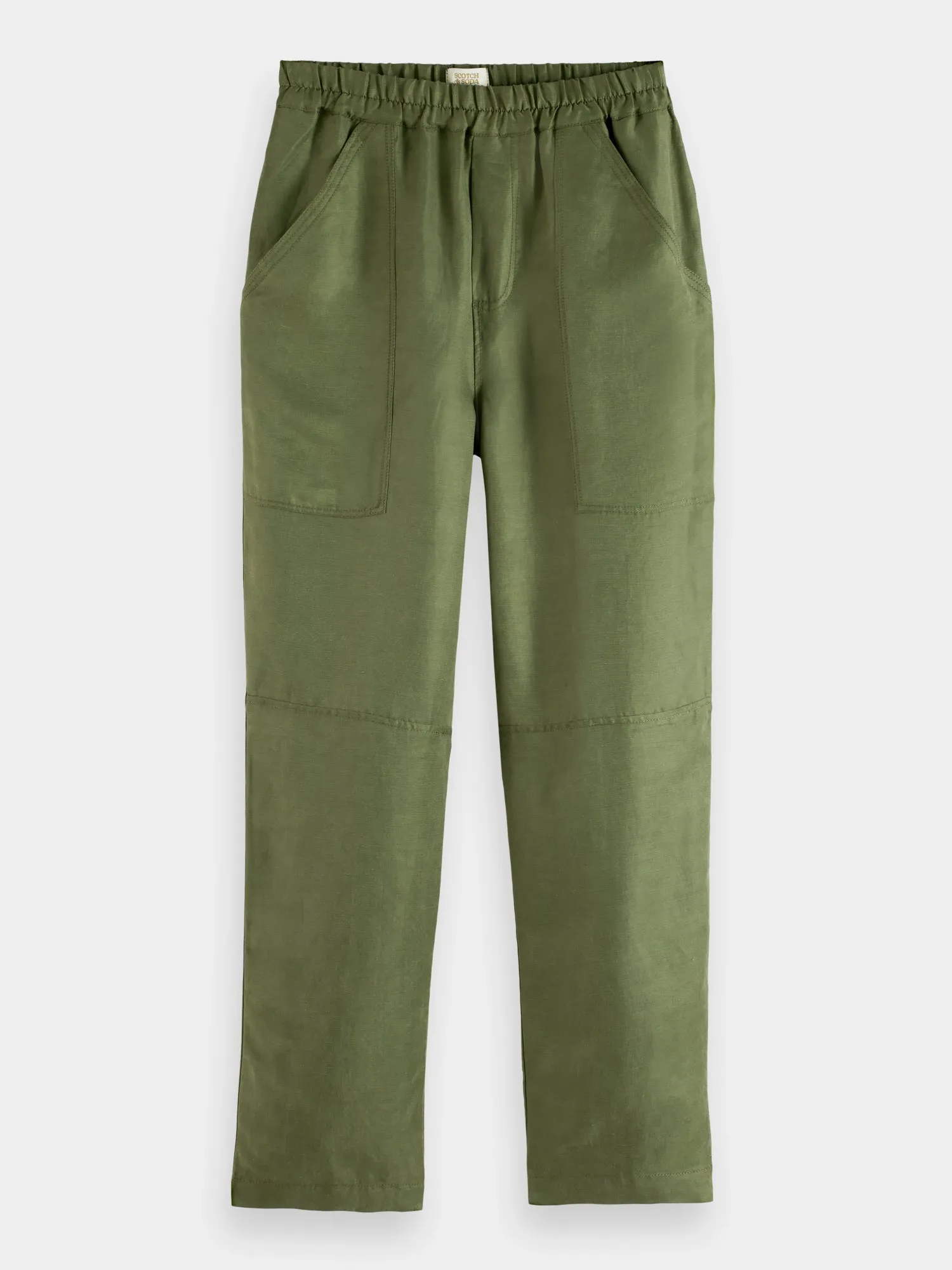 Lou mid-rise straight leg utility pants