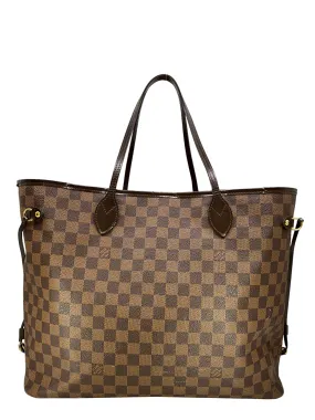 Louis Vuitton Damier Ebene Neverfull GM Bag