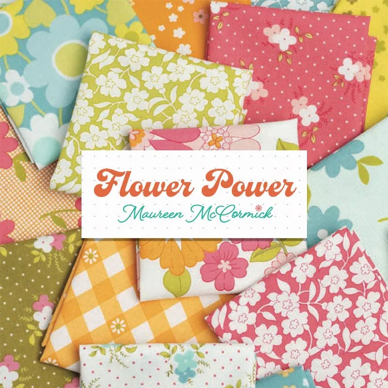 Moda Flower Power Fat Quarter Bundle 35 Piece 33710AB