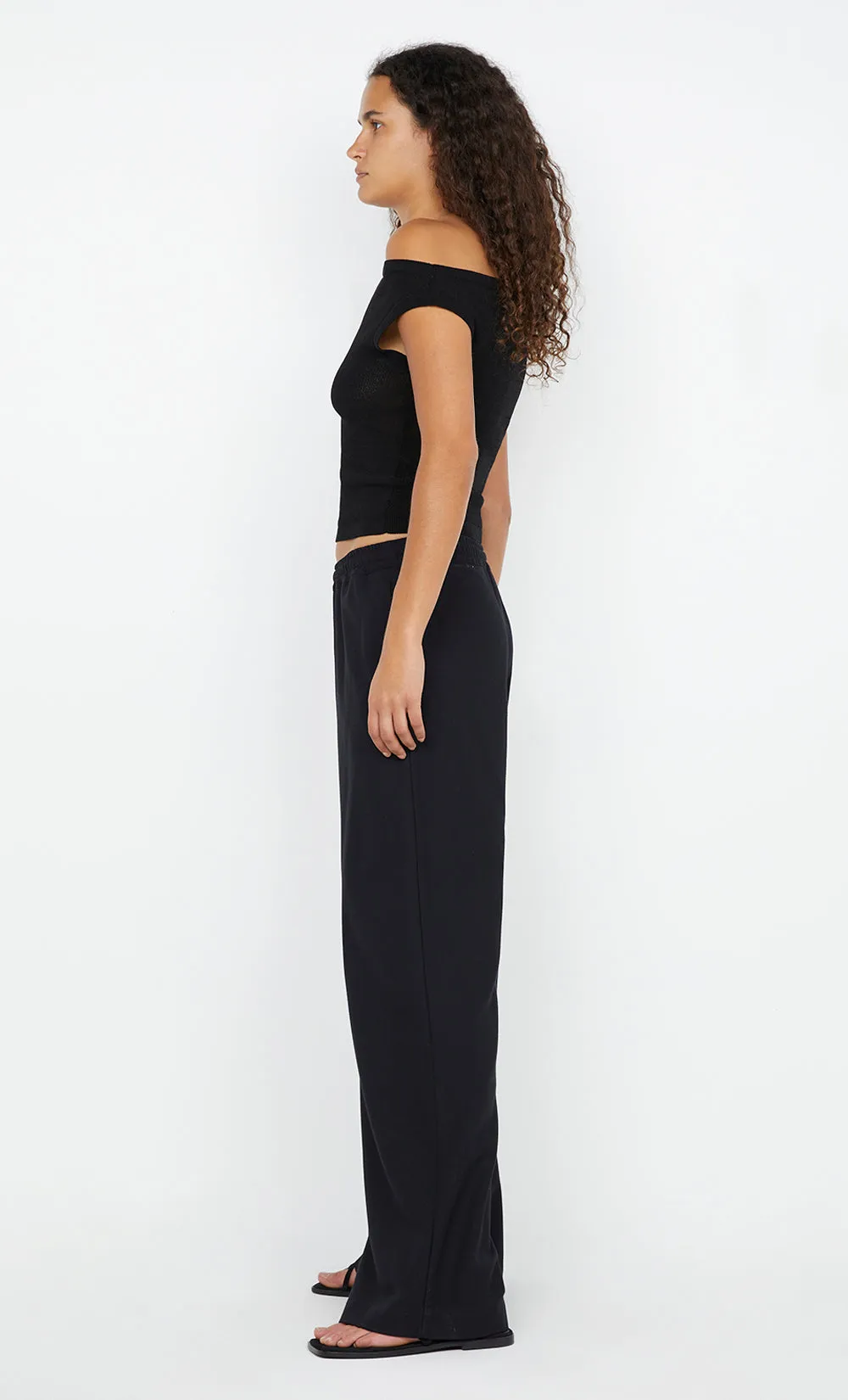 NINAH DRAWSTRING PANT - BLACK