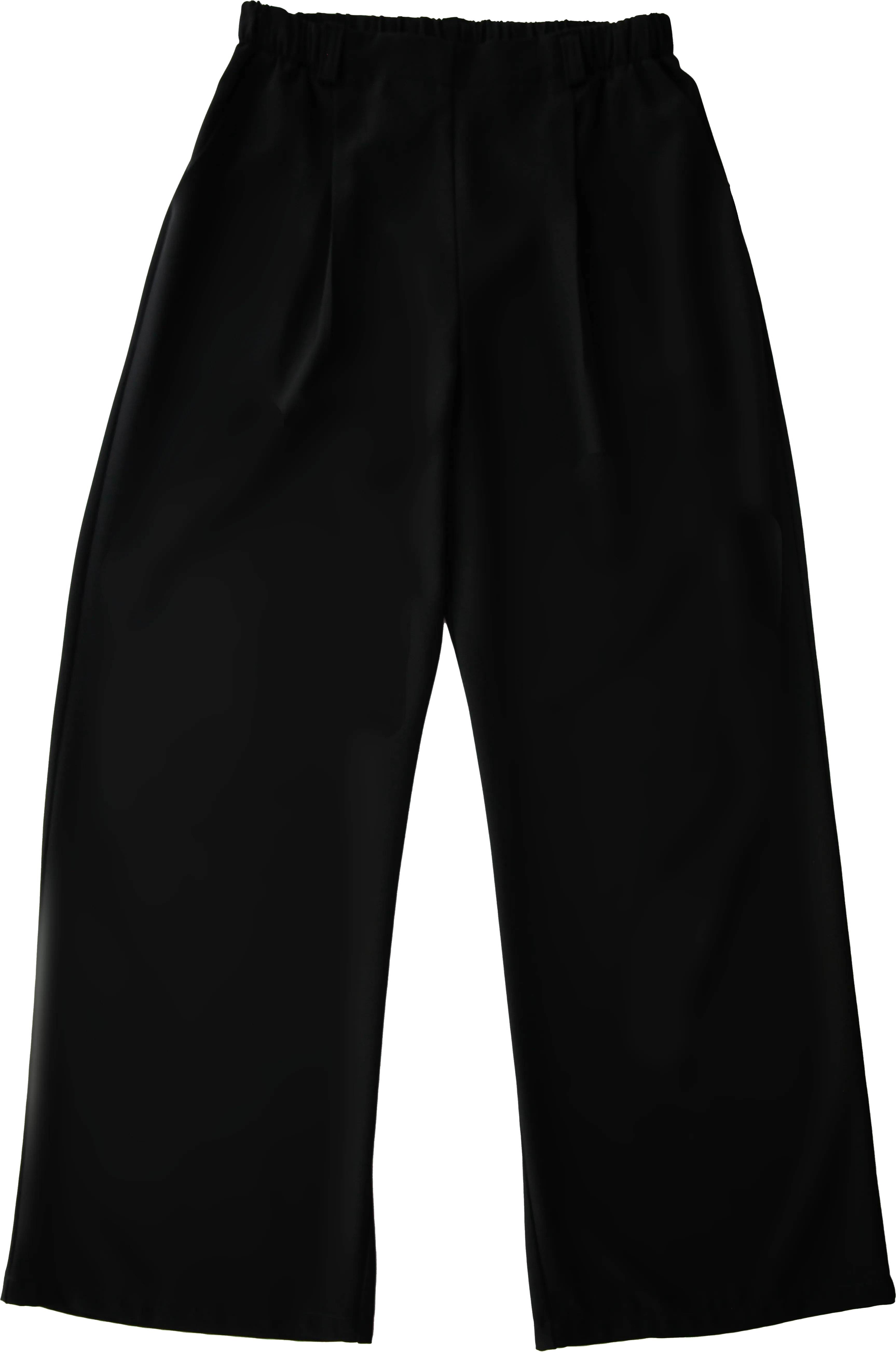 Pantalon droit à pince - Noir