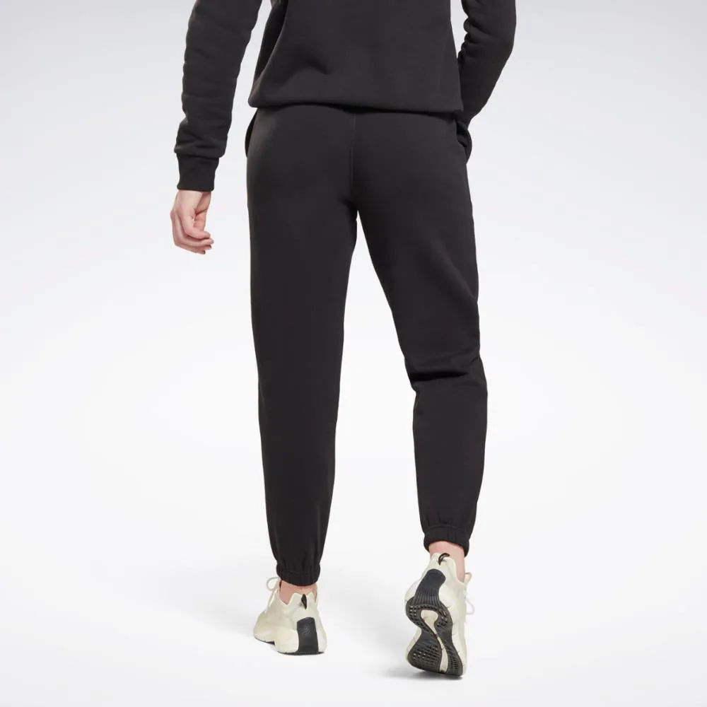 Reebok Apparel Women Reebok Identity Fleece Joggers BLACK