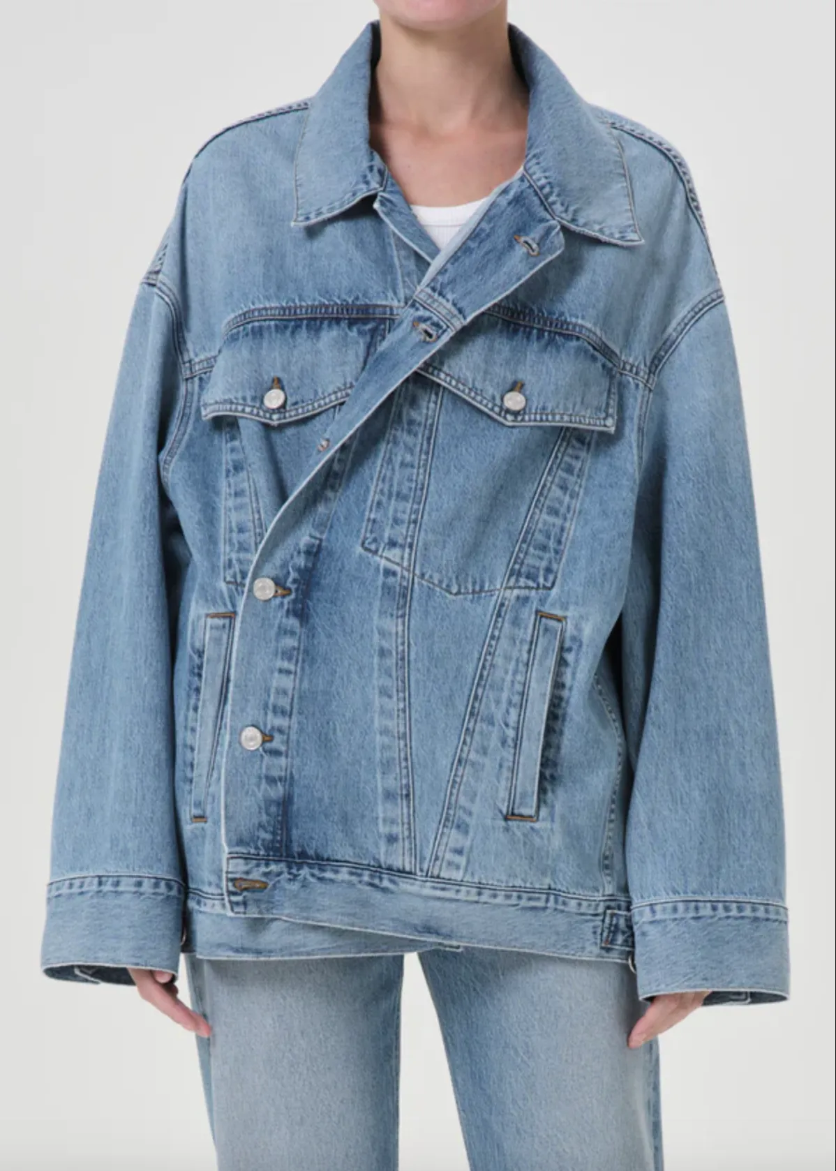 Reworked Wayne Oversized Denim Jacket