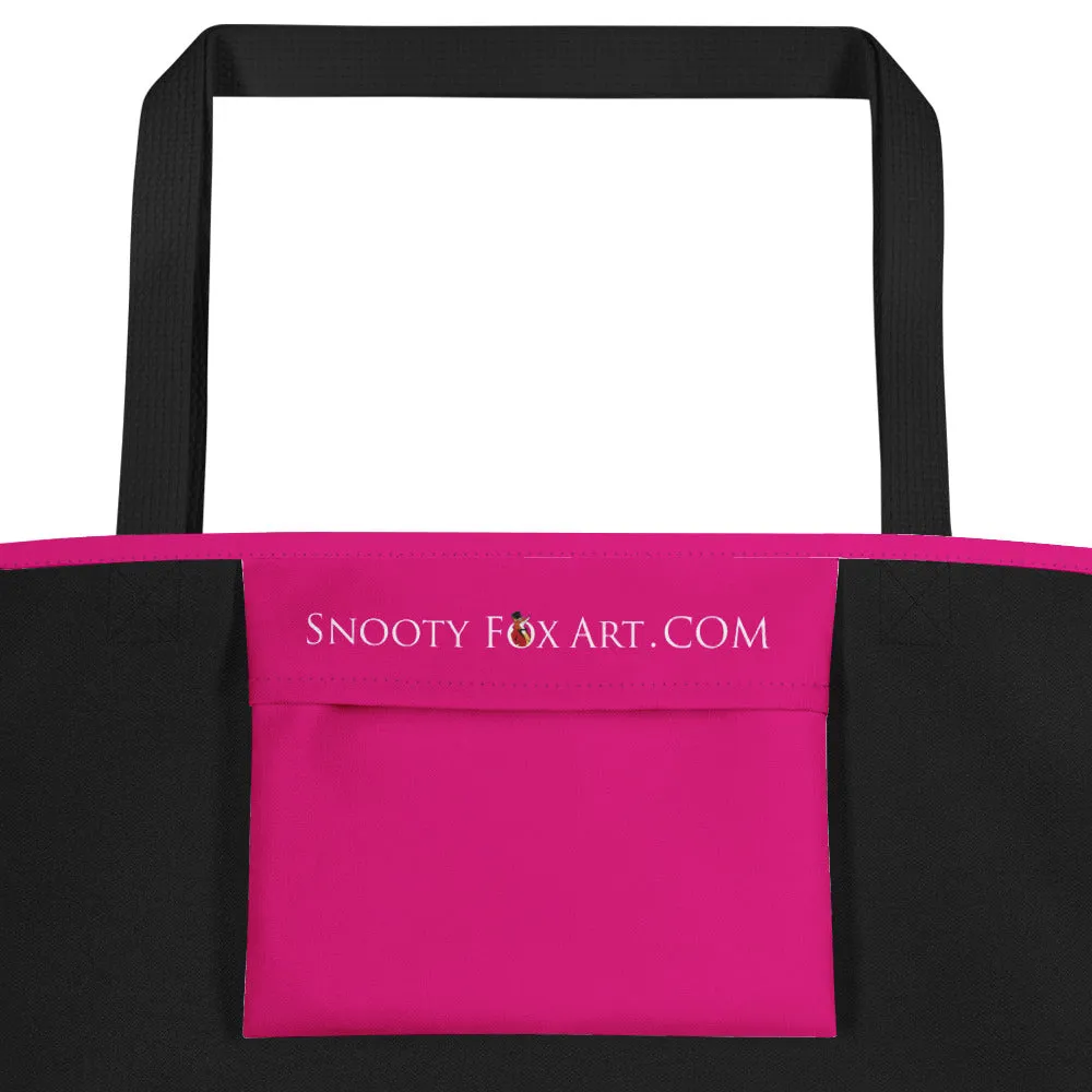 Snooty Fox Art Everyday Tote Bag - Mexico Pink