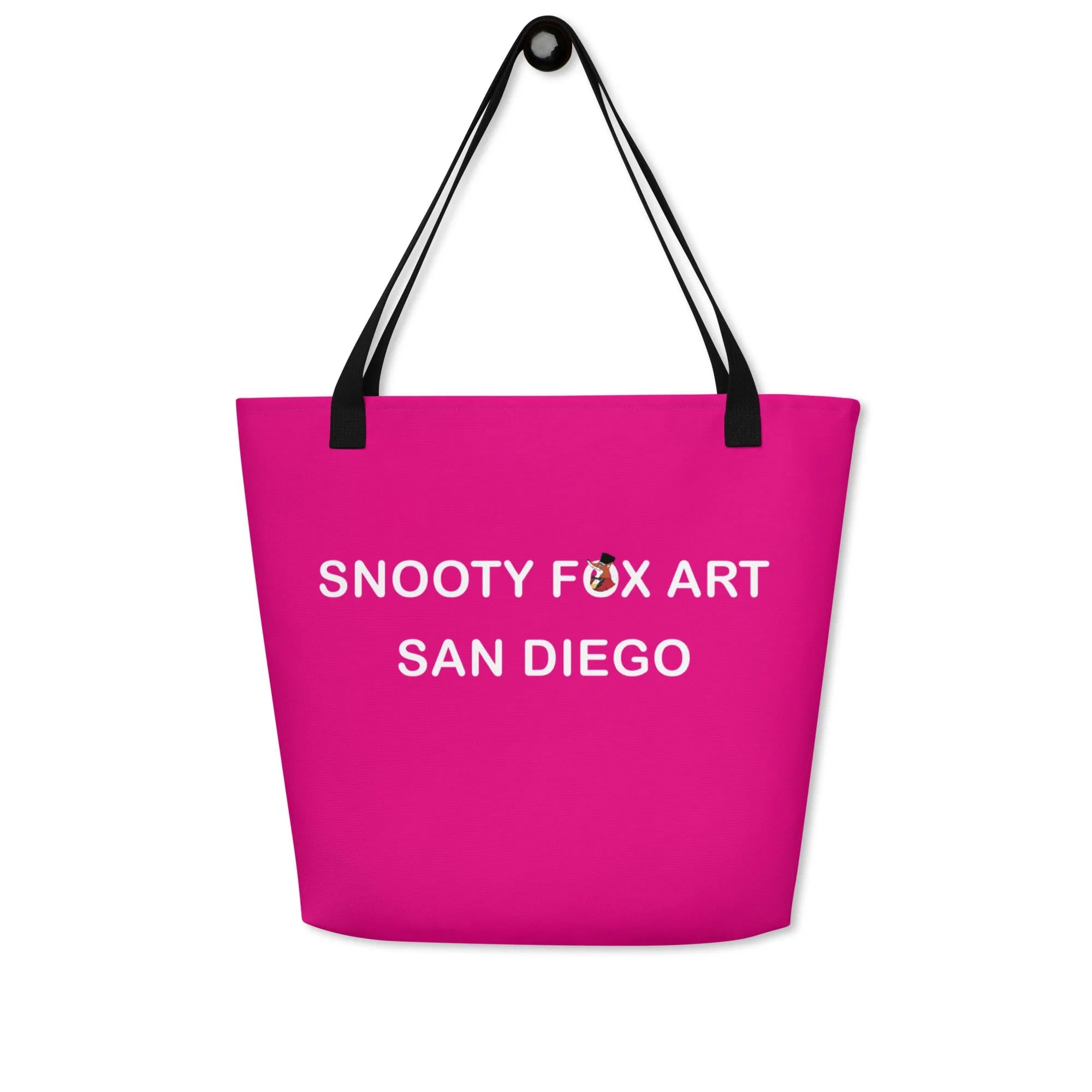 Snooty Fox Art Everyday Tote Bag - Mexico Pink