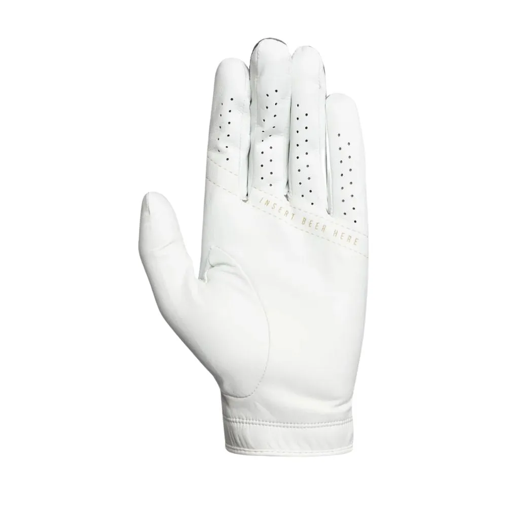 Travis Mathew Men's Big Block Golf Glove - White