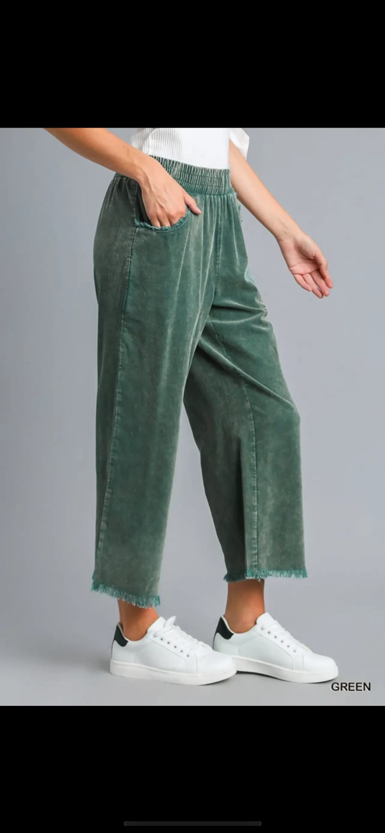 Wide Leg Corduroy Pants