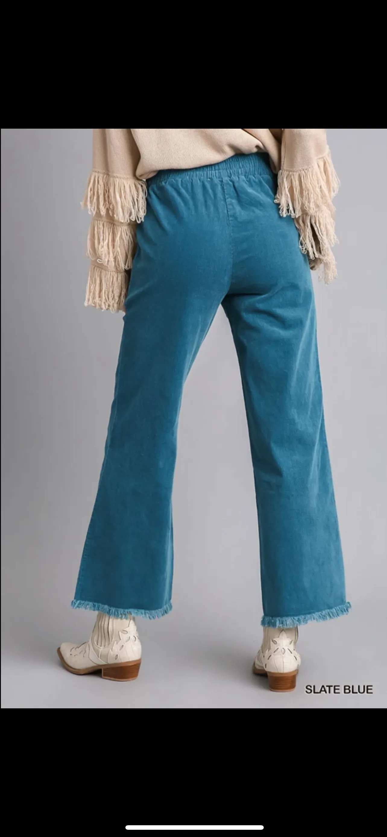 Wide Leg Corduroy Pants