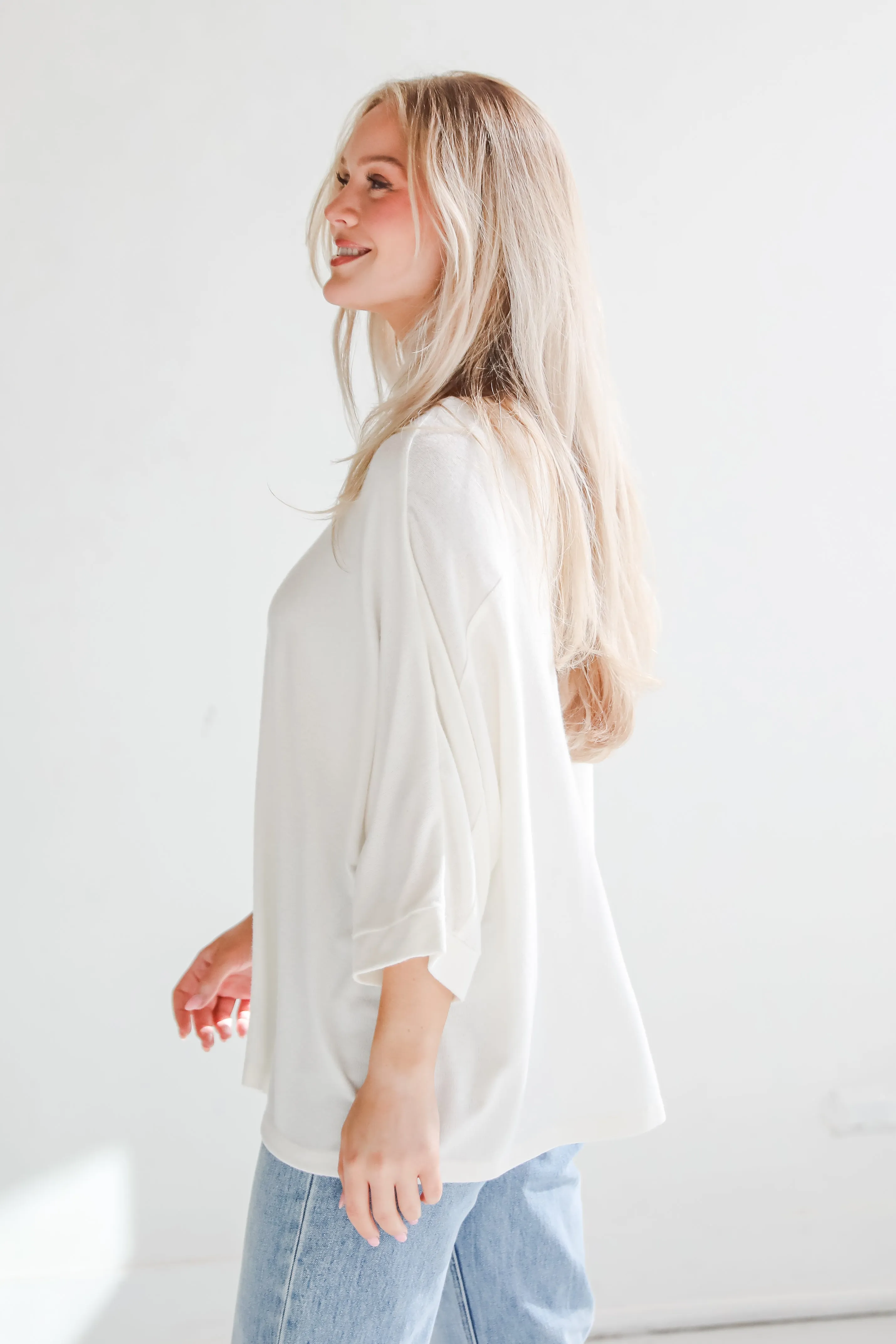 Winning Pick Oversized Soft Knit Top